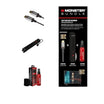 Monster Pack HDMI 8K - 4K 120 Hz 48 GBPS 1,8 m + SCREENCLEAN 60 ML + Zasilanie 4 gniazda