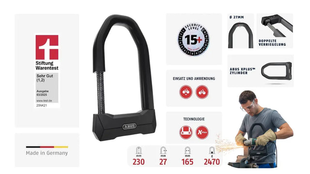 Najbezpieczniejsza blokada rowerowa: ABUS Granit Super Extreme 2500 w szczegółach