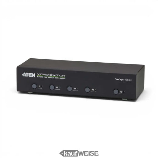 ATEN VS0401 4-portowy przełącznik VGA z dźwiękiem i RS-232