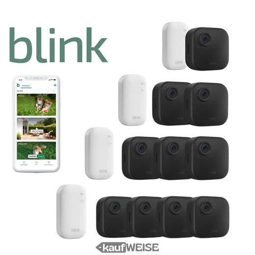 Zestaw kamer monitorujących Blink Outdoor 4 | 1-4 kamery do wyboru | łącznie z modułem synchronizacji