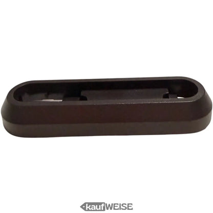 Dunkelbrauner Kunststoff-Türstopper für Xiaomi Mi 1S, rund-rechteckig mit Kanal