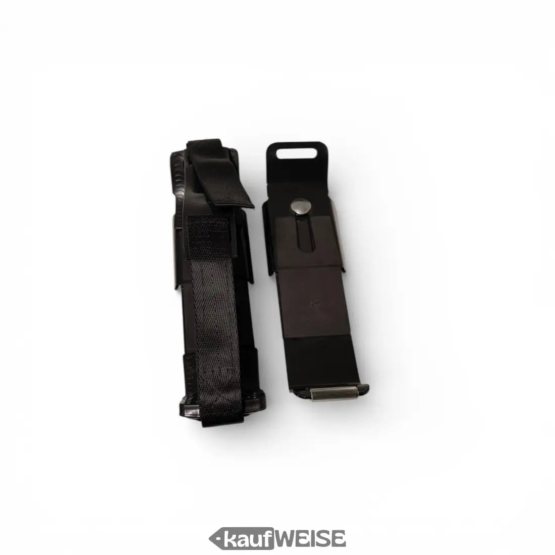 Schwarzer taktischer Tourniquet mit verstellbarem Gurt und Metall-Schnalle