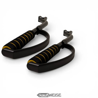 Hoverkart Lenkhebel Set schwarz-gold gepolstert mit Metallrahmen