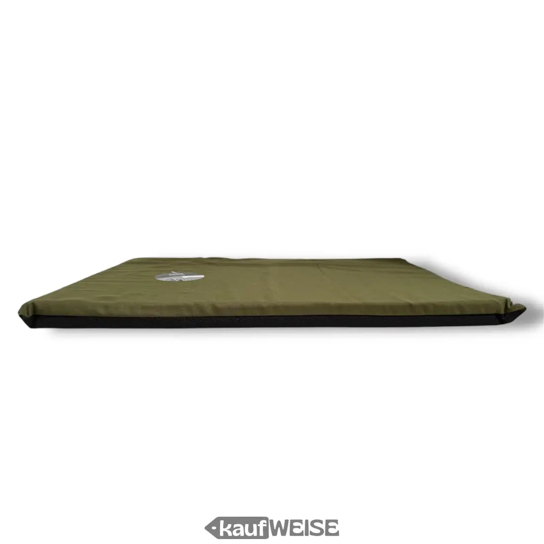 Olivgrünes wasserdichtes Hundebett Love Story S, kuschelweich 60x45cm