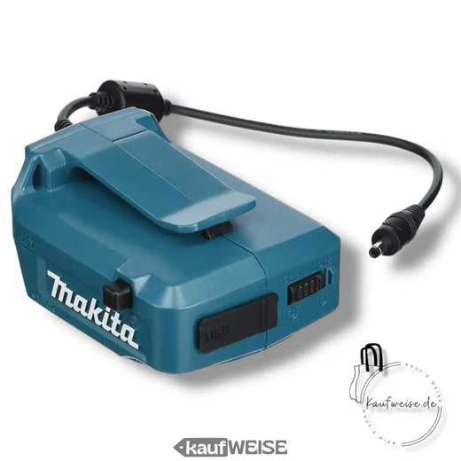 Adapter USB Makita LXT (14,4 V/18 V) – akumulator jako power bank | Port ładowania 2x 2,1 A | ADP05
