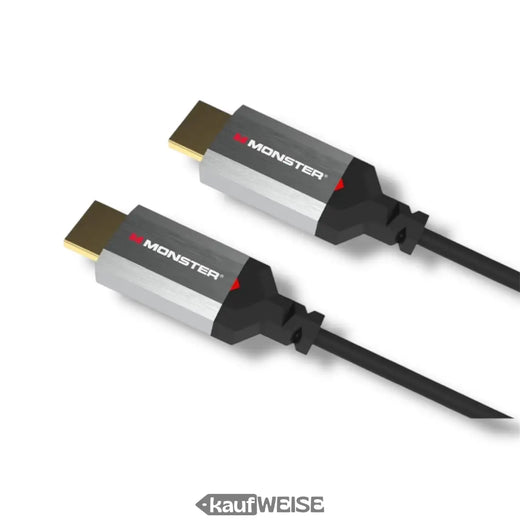 Kabel HDMI Monster Essentials | 4K Ultra HD i 60 Hz | Wysoka prędkość 18 Gb/s | Złote styki V-Grip