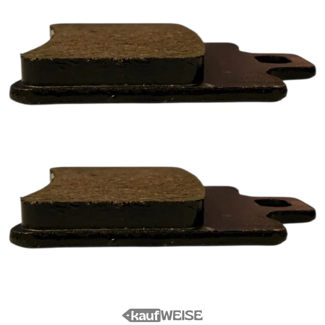 Neue Newfren Active Organic Bremsbeläge FD0196BA, schwarze Pads mit braunem Reibmaterial