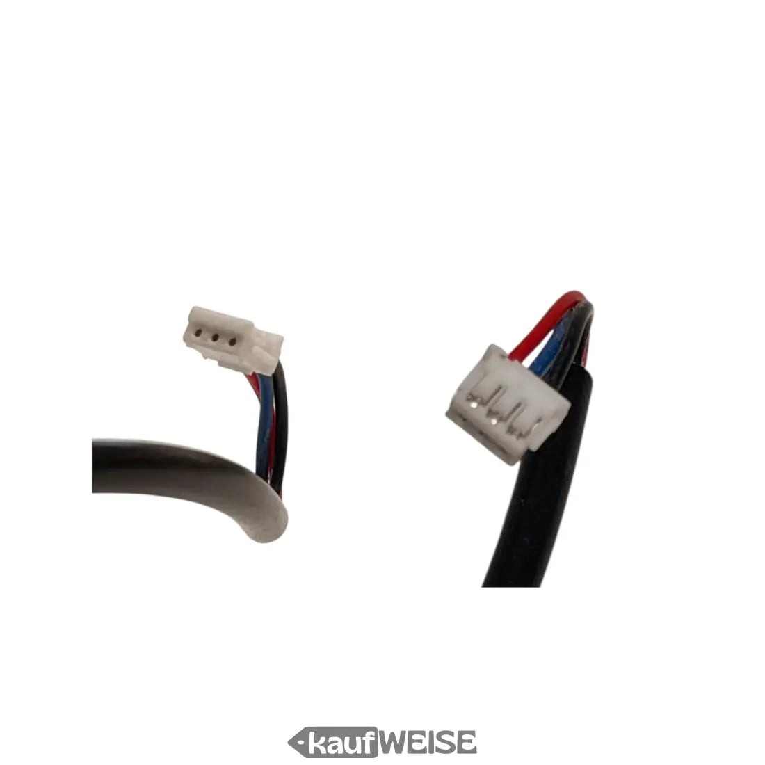 Schwarzer isolierter Kabel mit weißem 3-Pin-Stecker und rot, blau, schwarz Draht für Ninebot Bremshebel