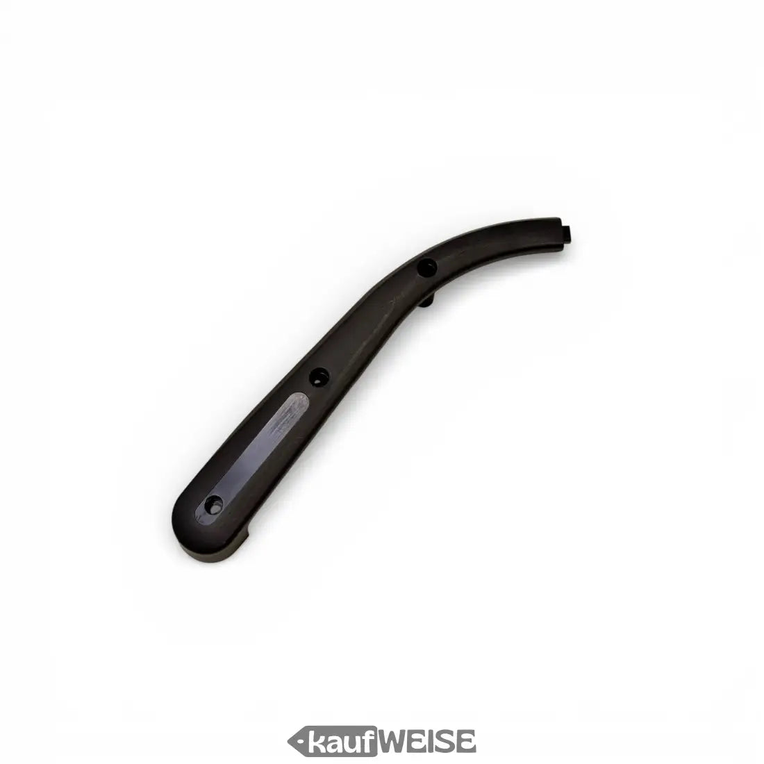 Schwarzer Plastikgriff mit gebogener Form und drei Schrauben für Ninebot Zierteil Vorne Rechts