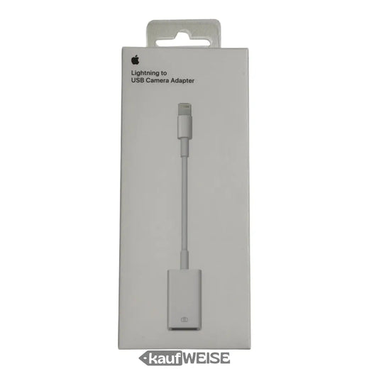 Oryginalny adapter Apple Lightning do aparatu USB (MD821ZM/A) | Importuj zdjęcia i filmy | Podłącz urządzenia USB do iPhone'a i iPada