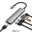 Wieloportowy adapter Satechi V2 Slim USB-C | 4K 60 Hz HDMI i 60 W PD | Kosmiczna szarość